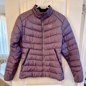 SOLD Arcteryx Thorium AR women’s down jacket M, medium Amethyst